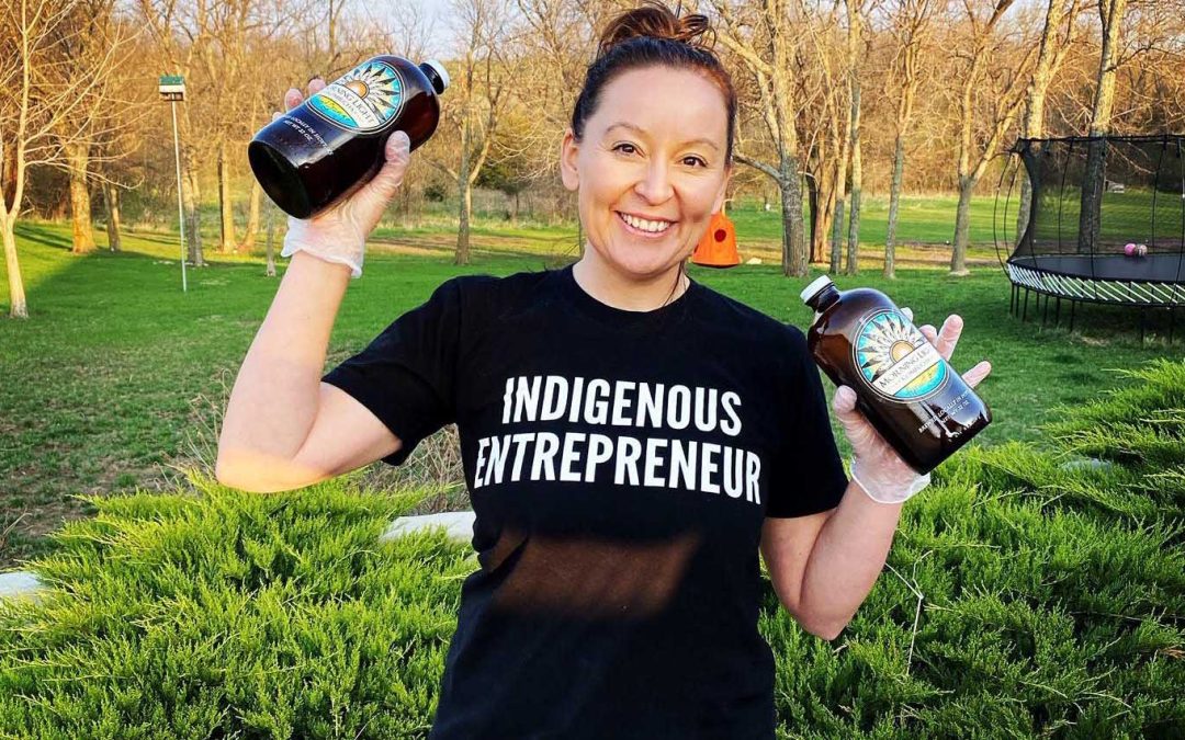 Melinda Williamson, Morning Light Kombucha wins Gathering of Nations Pow Wow Pitch