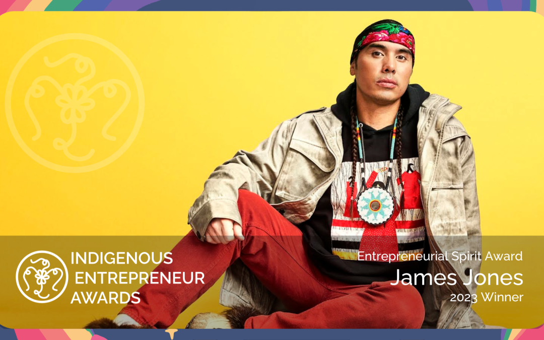 James Jones wins the Shopify Entrepreneurial Spirit Award