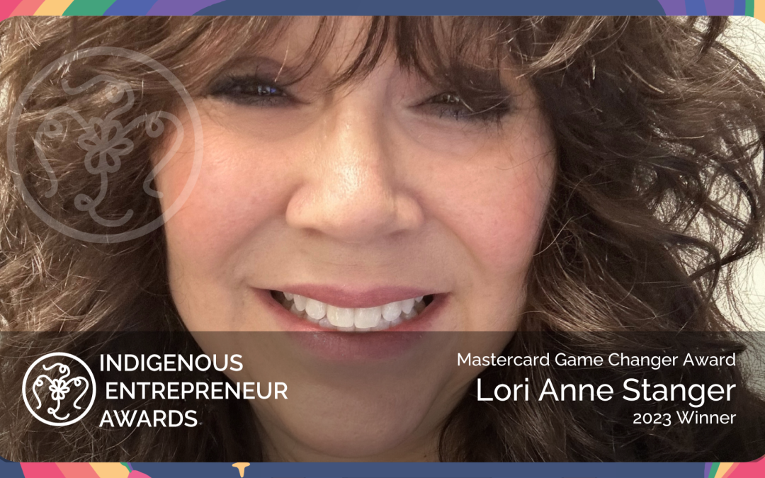 Lori Anne Stanger wins the Mastercard Game Changer Award