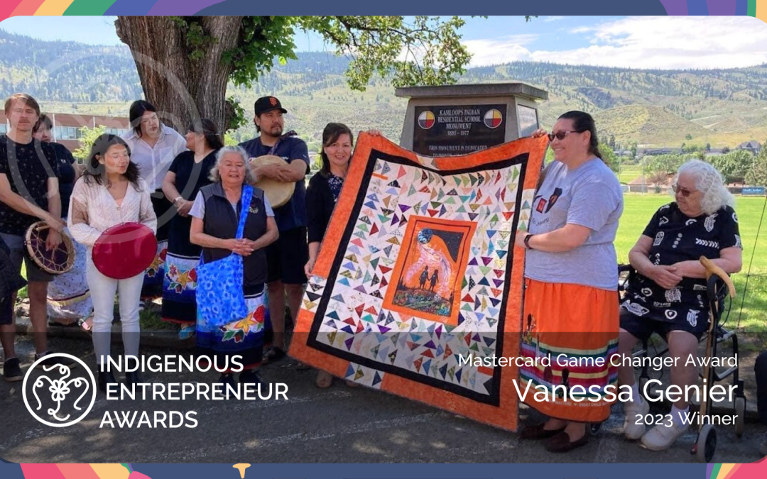 Vanessa Genier wins the Mastercard Game Changer Award