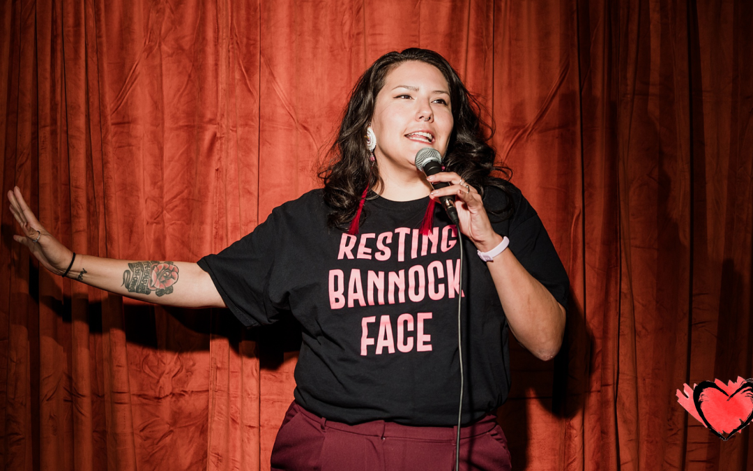 Debbie Courchene, IndigE-girl Comedy, wins Not-For-Profit Semi-Final