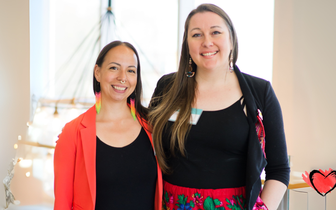 Vanessa Lesperance & Ariana Fotinakis, Decolonize and Rize, win Knowledge Services Semi-Final