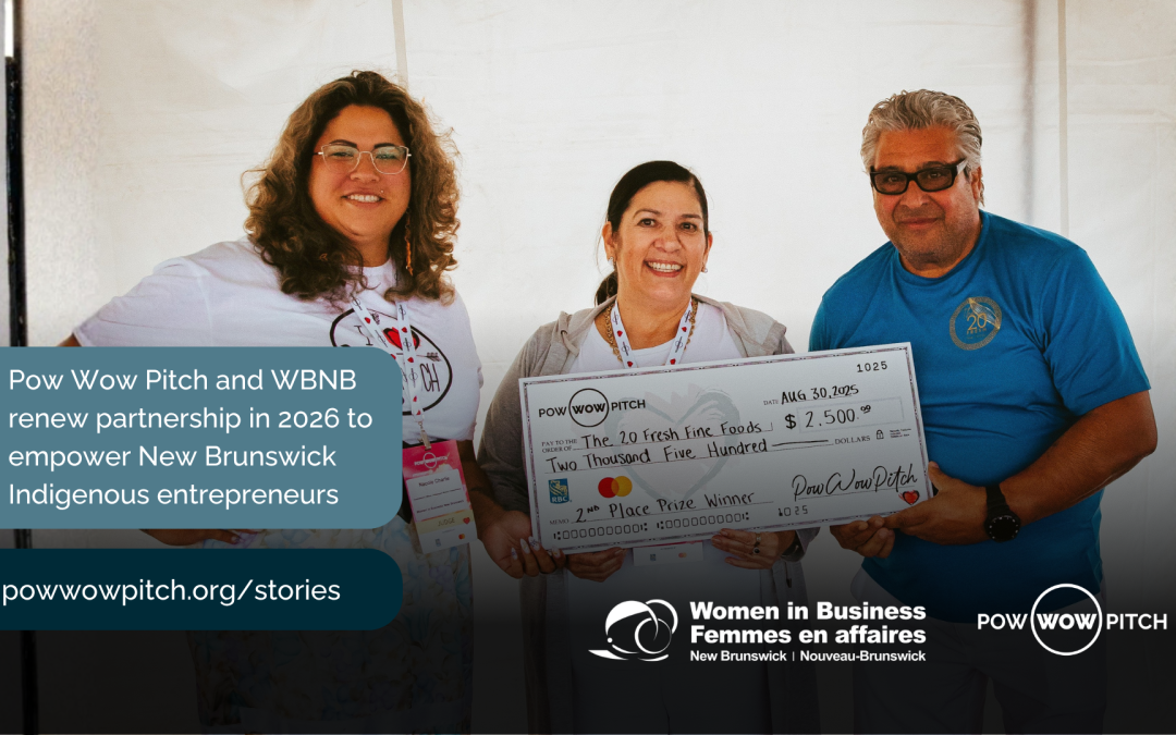 Pow Wow Pitch and Women in Business New Brunswick renew partnership to empower Indigenous entrepreneurs at Sitansisk Pow Wow Pitch